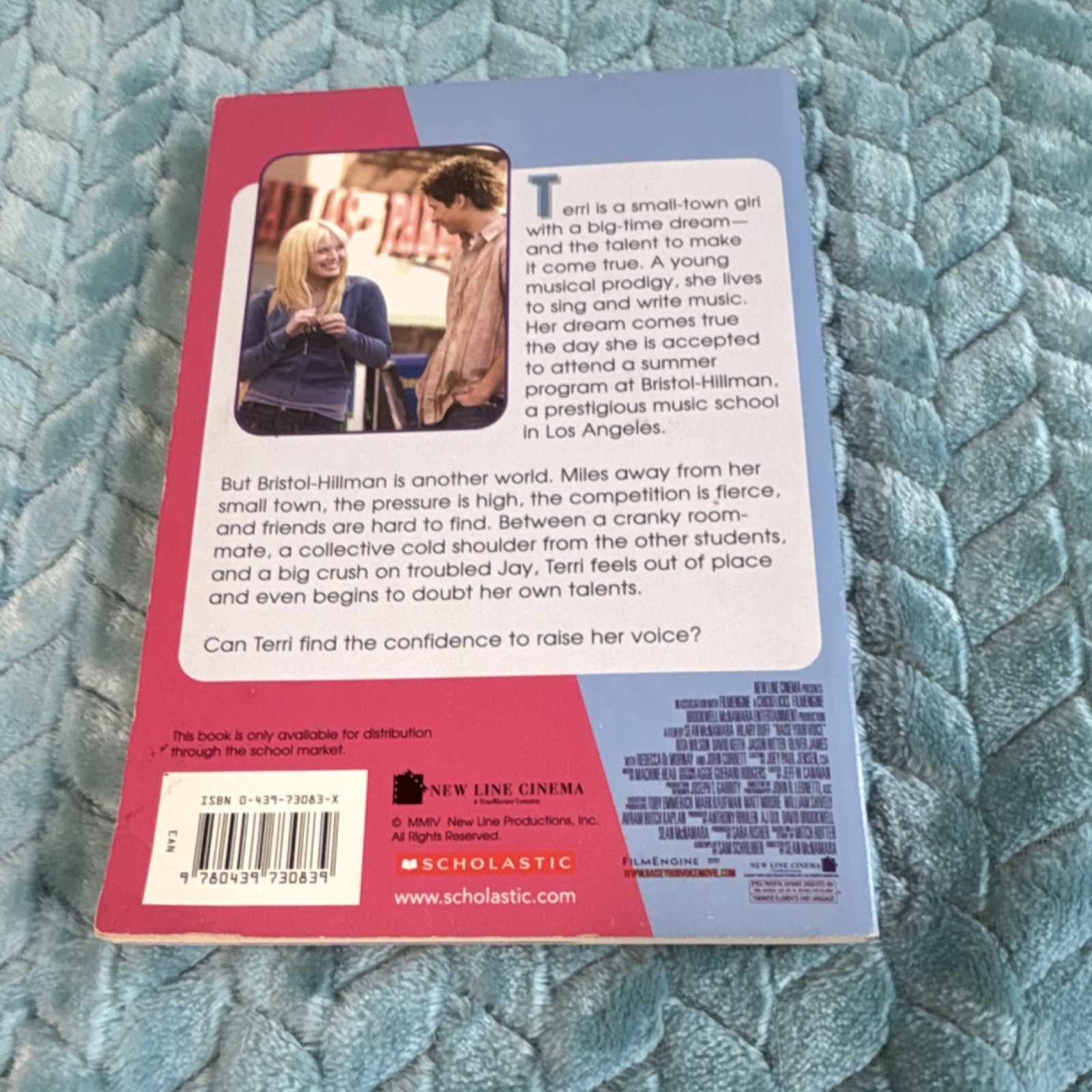 Raise Your Voice Robin Wasserman Paperback Scholastic Inc. 2004 First Printing