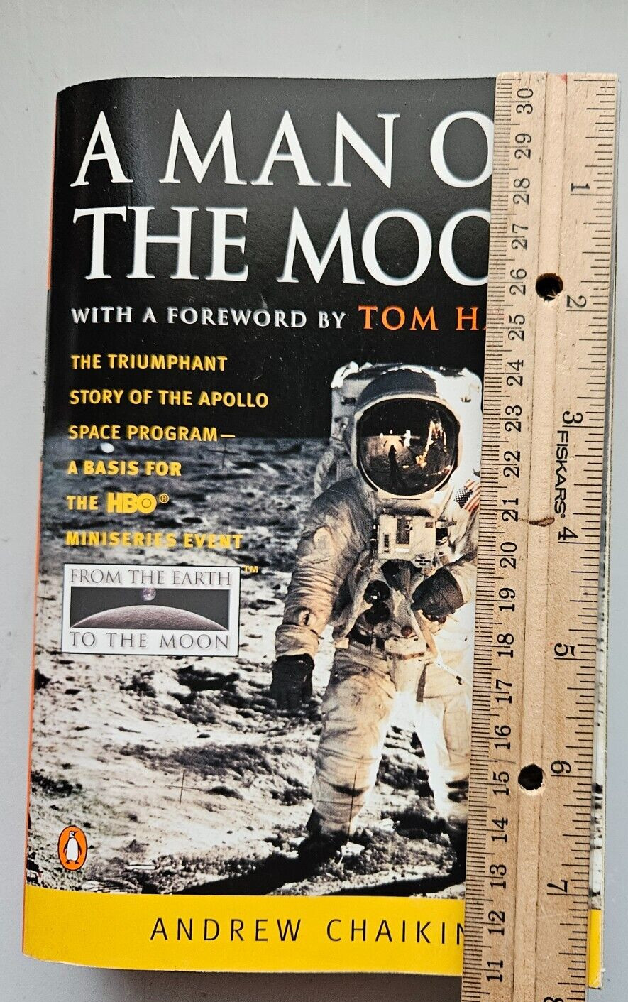 “A Man On The Moon” by Andrew Chaikin/Foreword by Tom Hanks Book/ 670 Pages