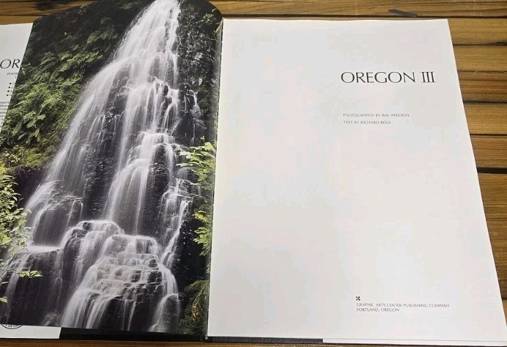 Oregon III Ray Atkeson Richard Ross Photography Coffee Table Book Hardcover DJ