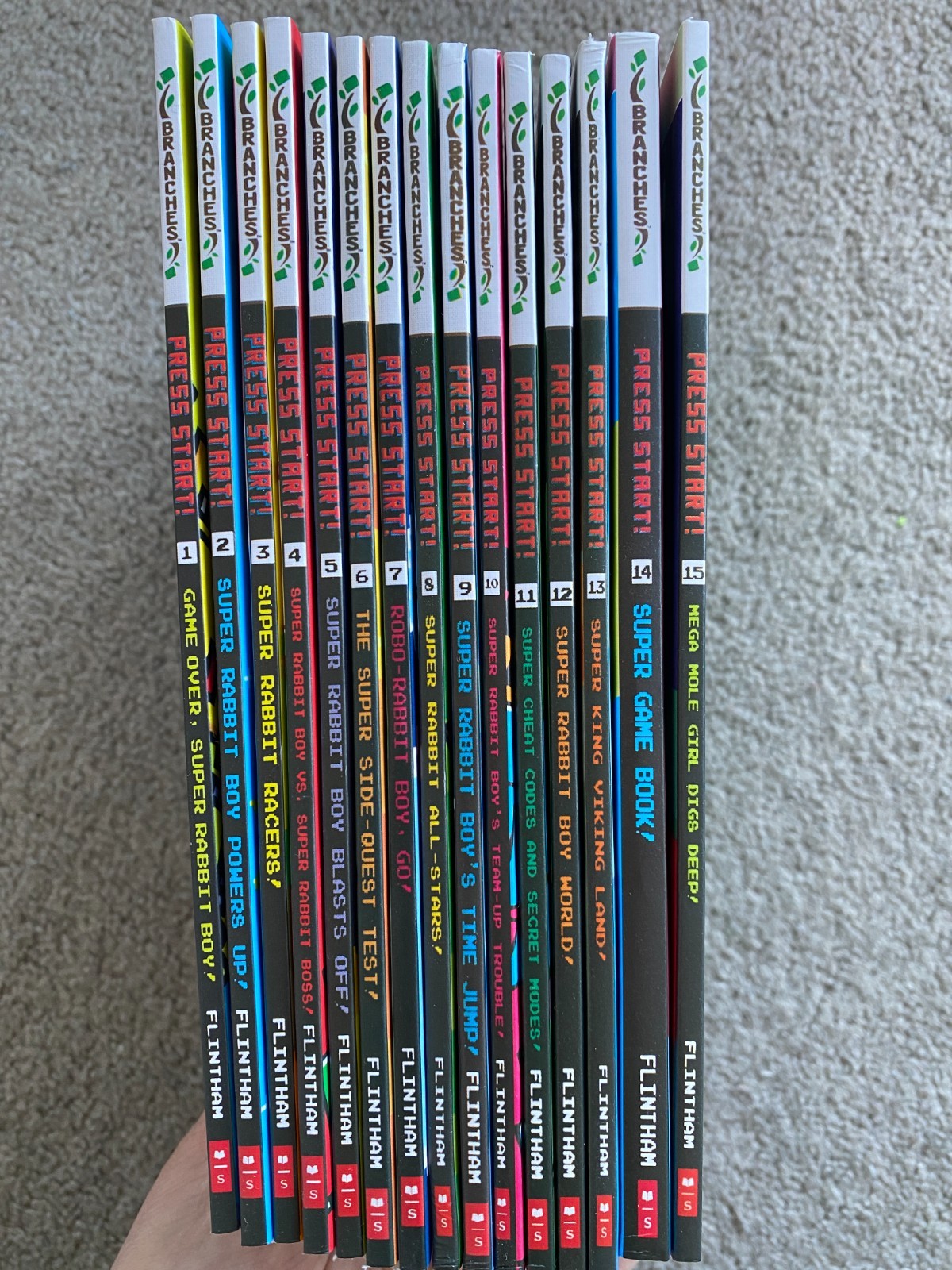 15 x New Scholastic Press Start Super Rabbit Boy Book Sets by Thomas Flintham