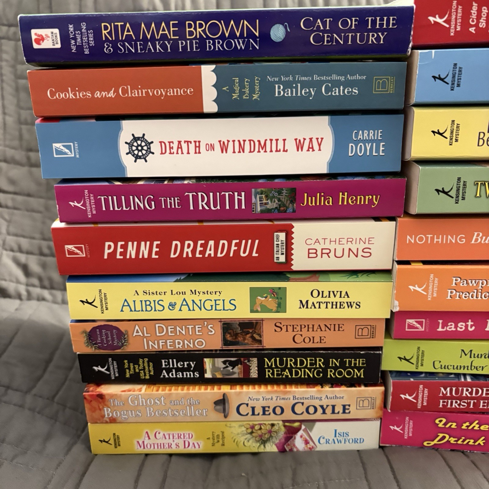 Cozy Mysteries Paperback lot of 20 Books – Mixed Authors