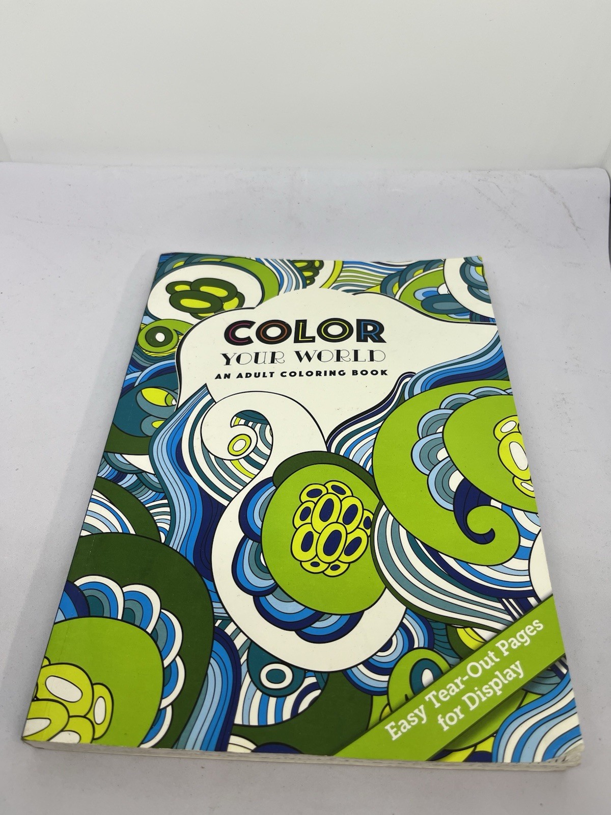 Color Your World: An Adult Coloring Book – 11×7.5″ – Large Art Coloring Book