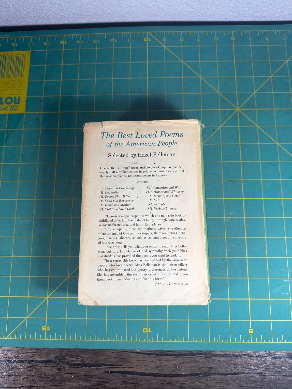 Best Loved Poems of the American People Hardcover Hazel Felleman
