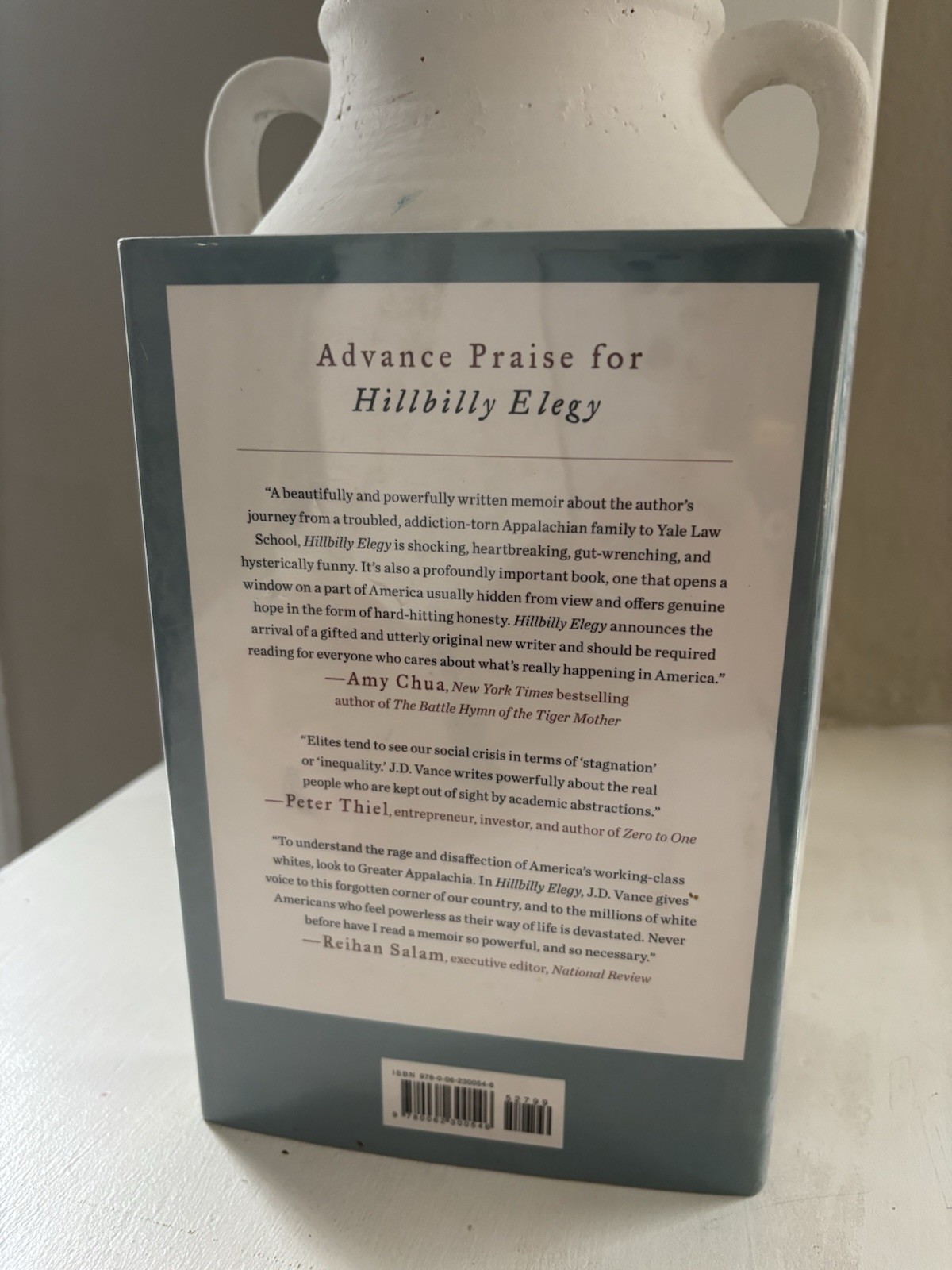 Hillbilly Elegy: A Memoir of a Family and Culture … J.D. Vance 1st Edition