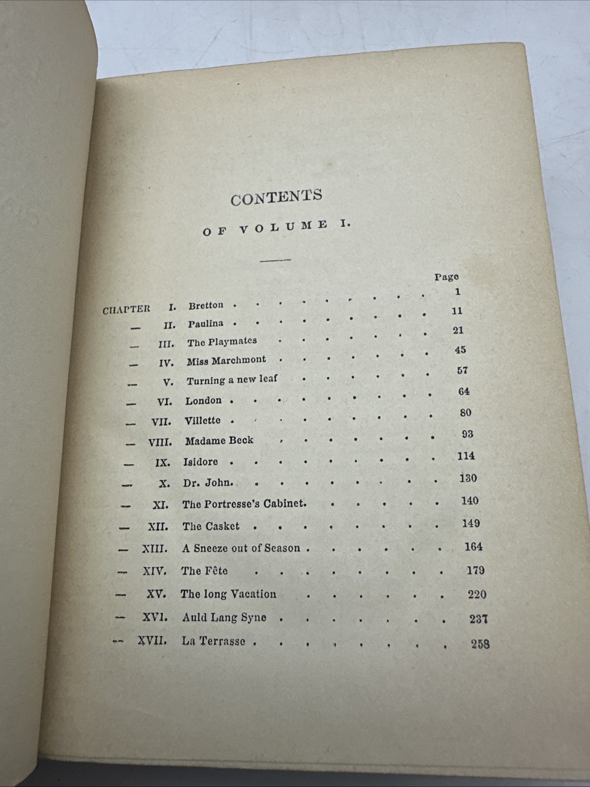 Charlotte Bronte Villette Vol I-II Victorian Cloth Antique Book Set (31-8)