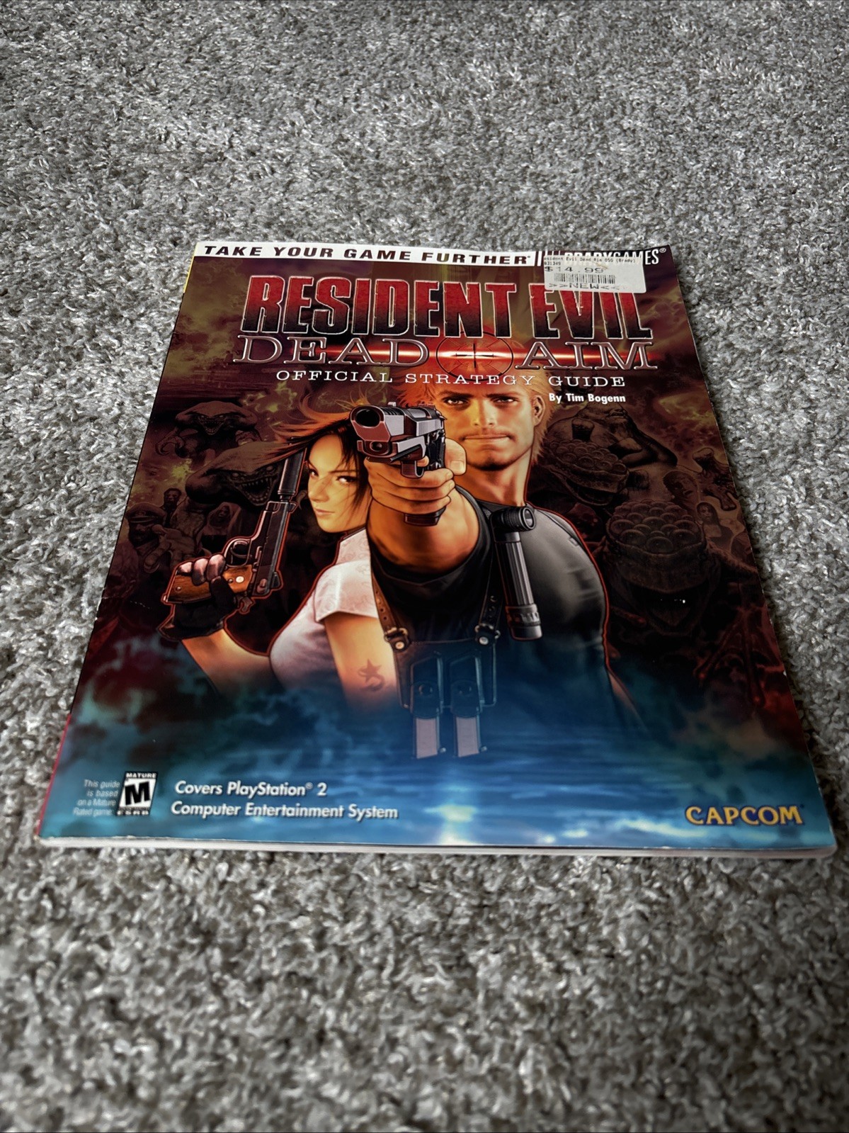 RESIDENT EVIL DEAD AIM Official Strategy Game Guide Brady Games Prima PS2 RARE