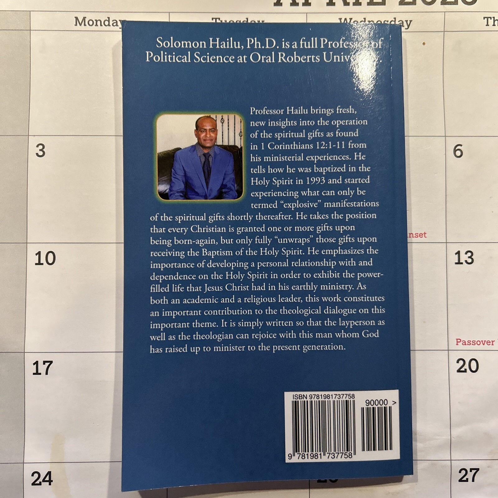Experiencing the Gifts of the Holy Spirit – Solomon Hailu – 2017 – 146 pages