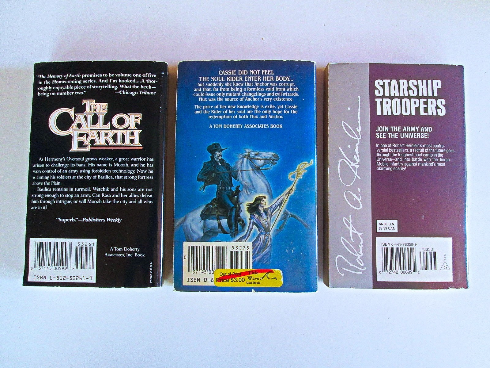 Lot of 13 Science Fiction Paperback Novels, Heinlein Pohl Card Chalker and Other