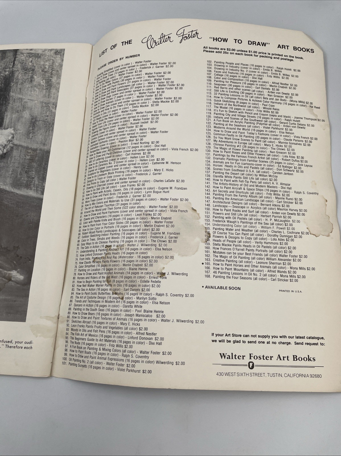 2 Vtg Walter T Foster Art Books Dancers in Action+ Faces And Features A20