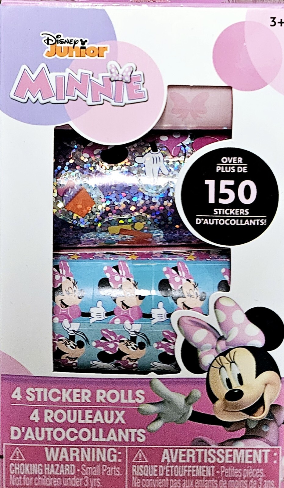 Disney Minnie Mouse Coloring & Activity Books SET OF 4 Crayons & 150+ Stickers!