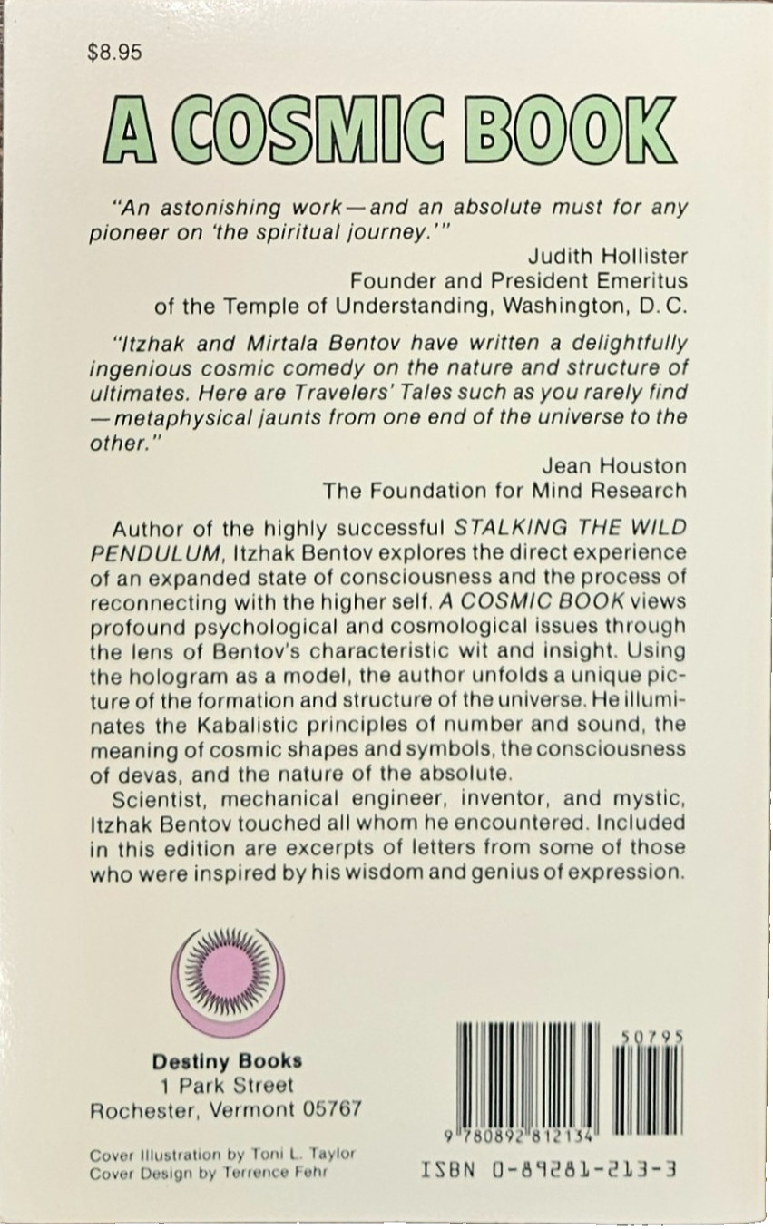 A Cosmic Book – First Printing, 1988 Paperback
