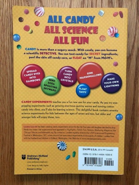 Candy Experiments: By Leavitt, Loralee (Paperback, 146 pages very clean)