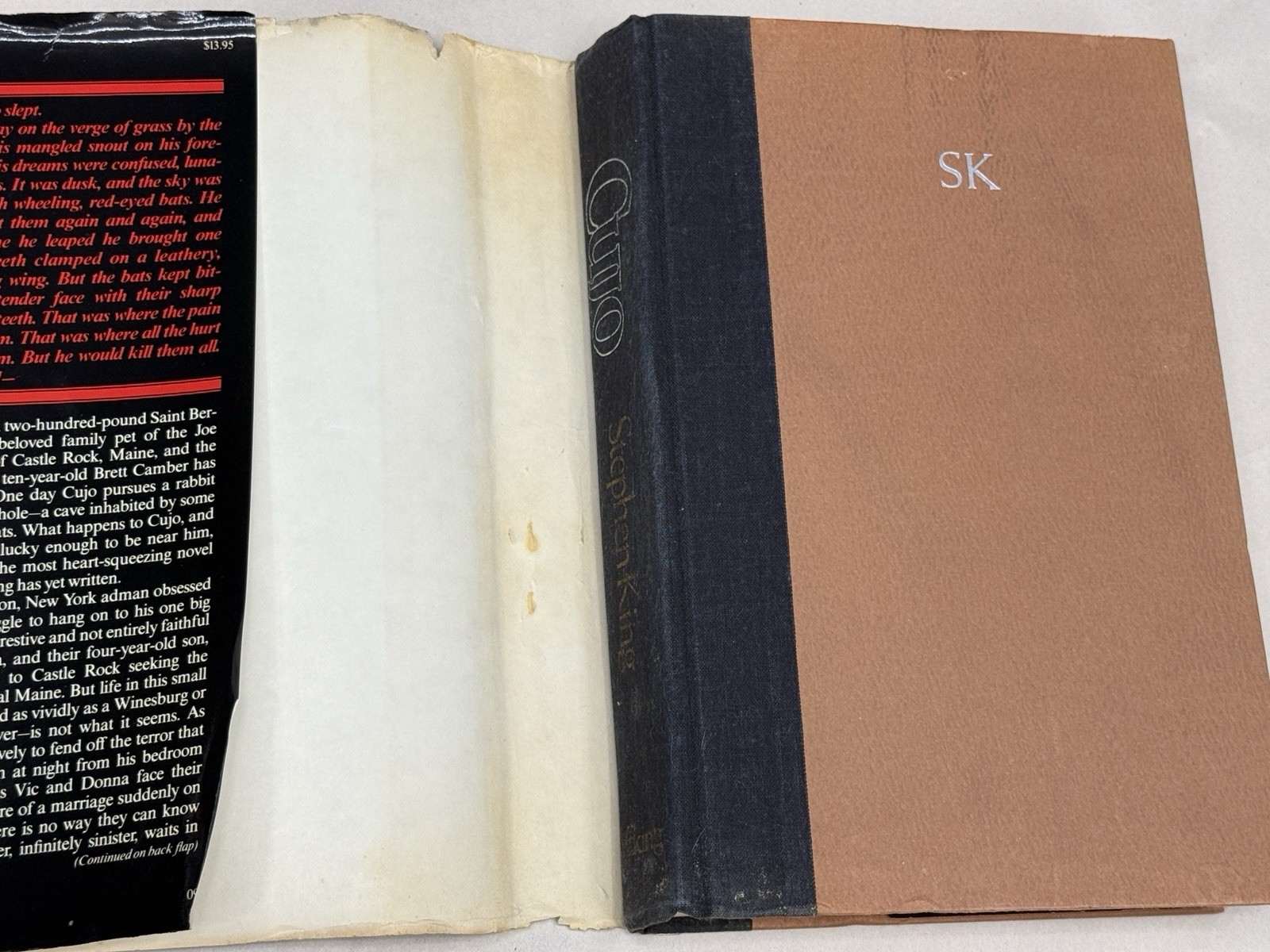 Stephen King CUJO 1981 Viking Press 1st Edition Hardcover Dust Jacket RARE