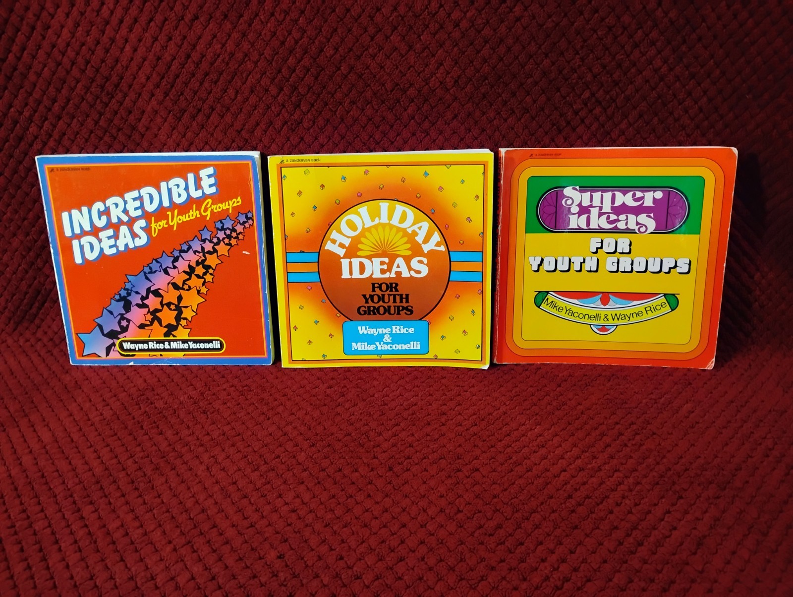 1970s Christian Youth Group books, from Mike Yaconelli & Wayne Rice, 3 books