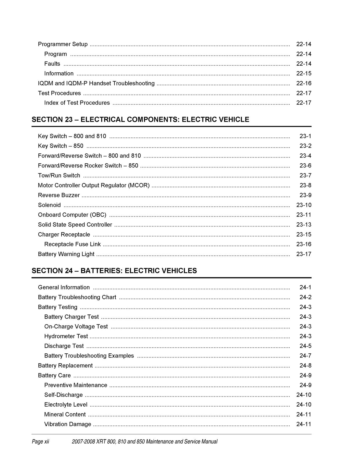 CLUB CAR XRT 800 810 850 Maintenance And Service Manual 2007-2008 – WIRE BINDER
