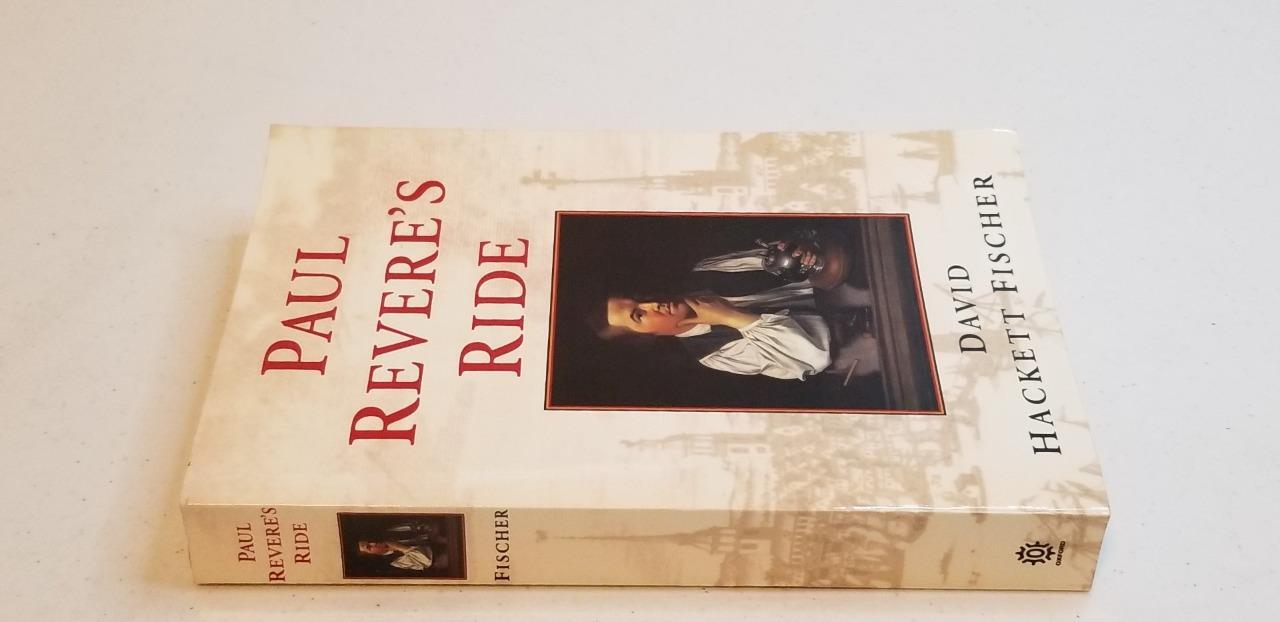 Paul Revere’s Ride by David Hackett Fischer (1995, Trade Paperback)