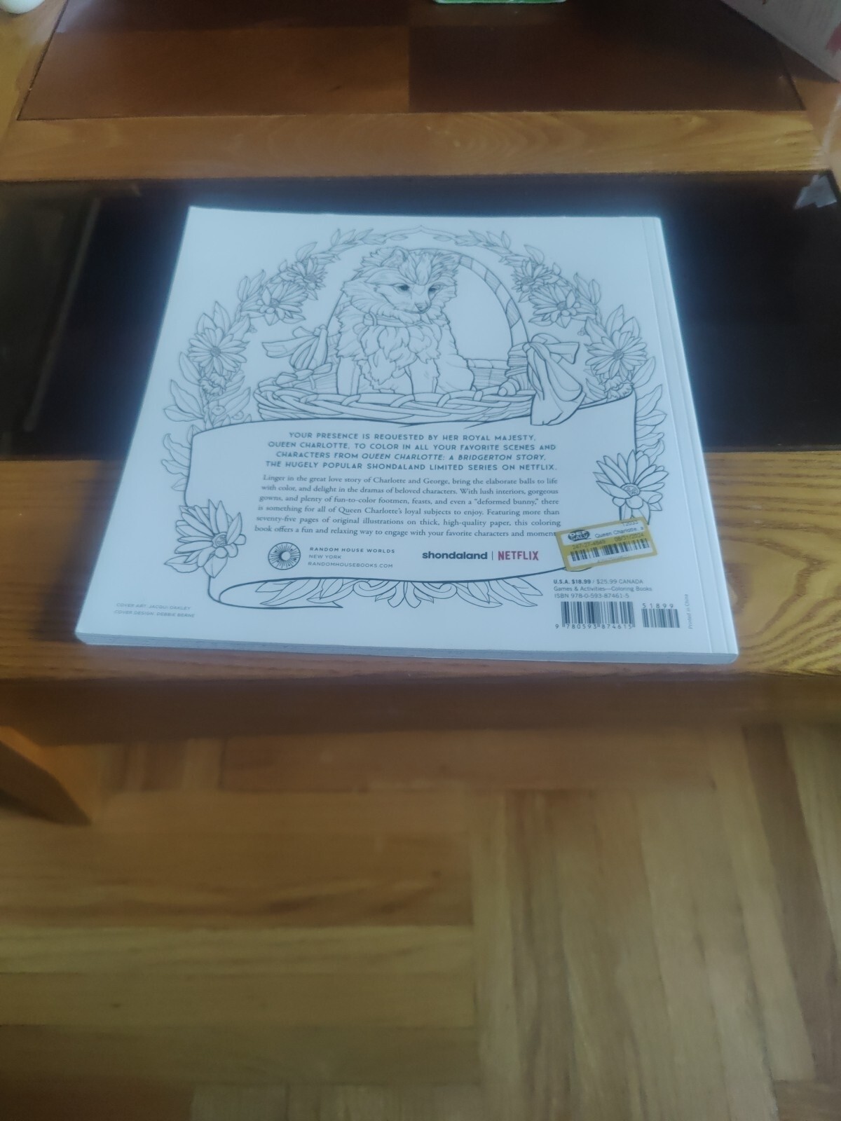 Queen Charlotte, A Bridgerton Story: The Official Coloring Book by Netflix