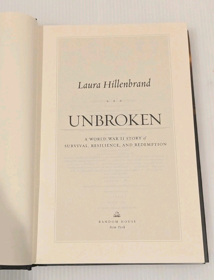 Unbroken by Laura Hillenbrand Hardcover 1st EDITION 1st PRINTING Like New 2010
