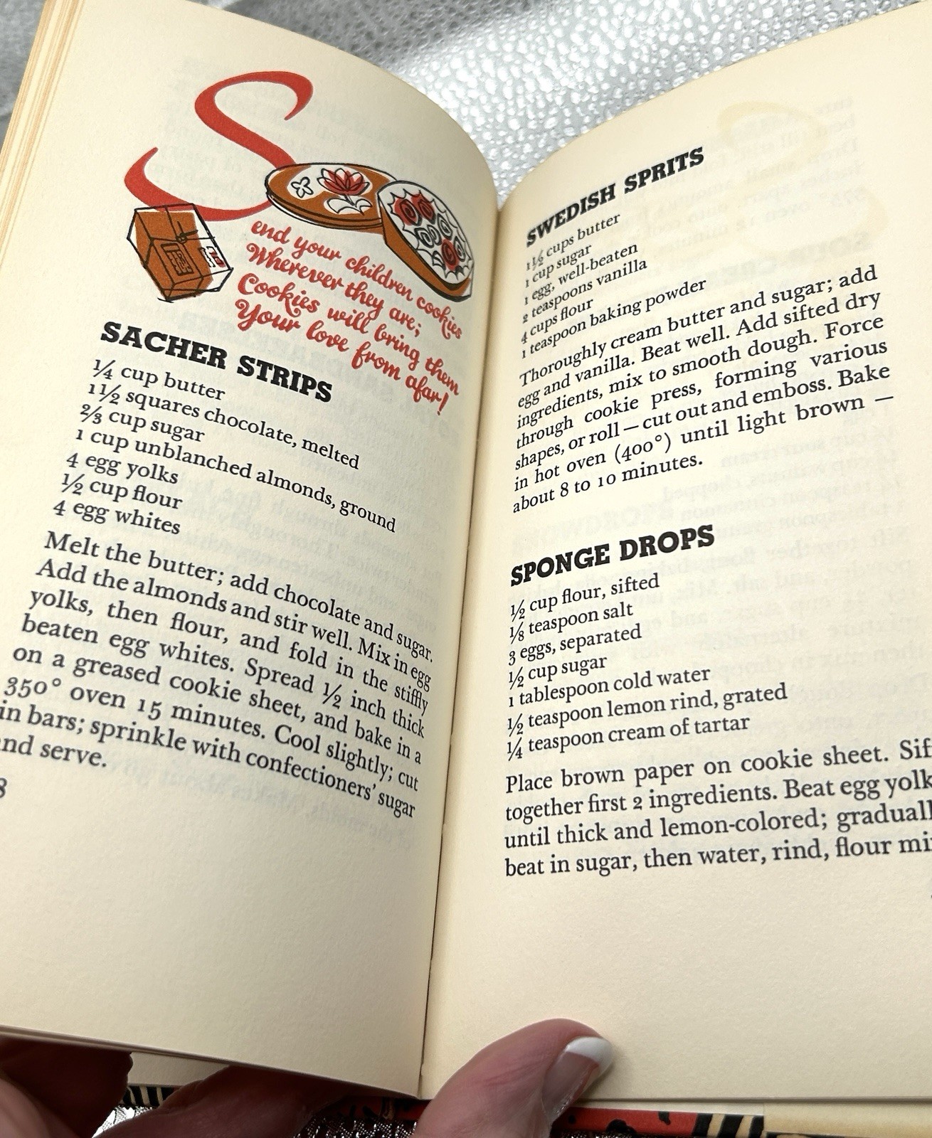 ABC of Cookies by Peter Pauper Press 1961 Hardcover Vintage Baking Book DJ