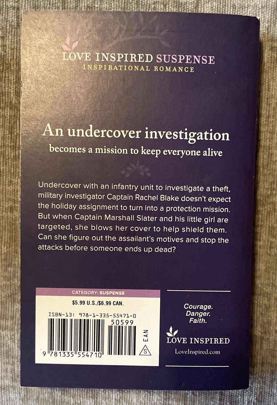 7 PBs: Love Inspired Suspense-Apr/Oct/Nov/Dec’21-VERY GOOD!