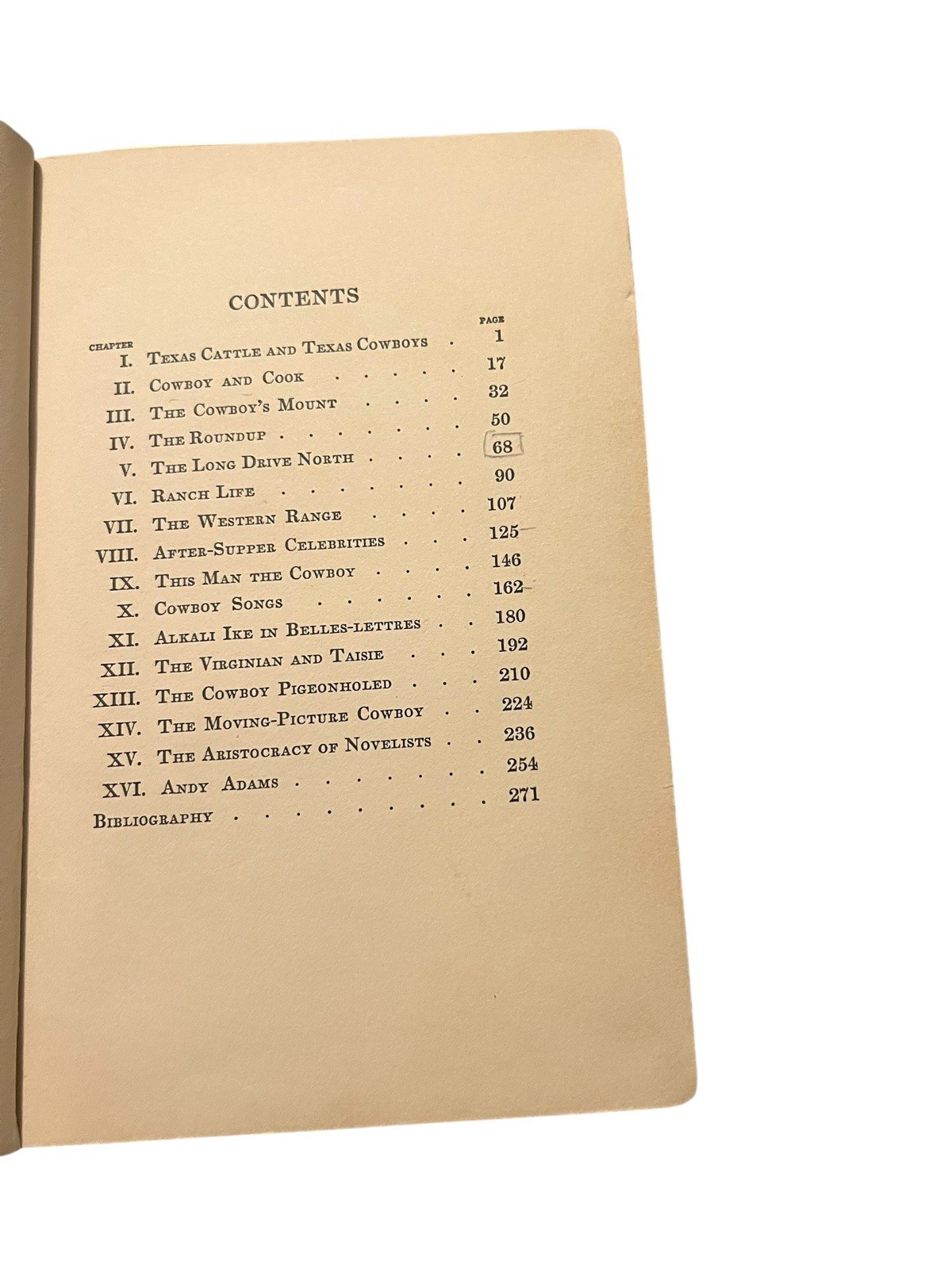 First Edition 1926 “THE COWBOY AND HIS INTERPRETERS” by Douglas Branch Hard Book