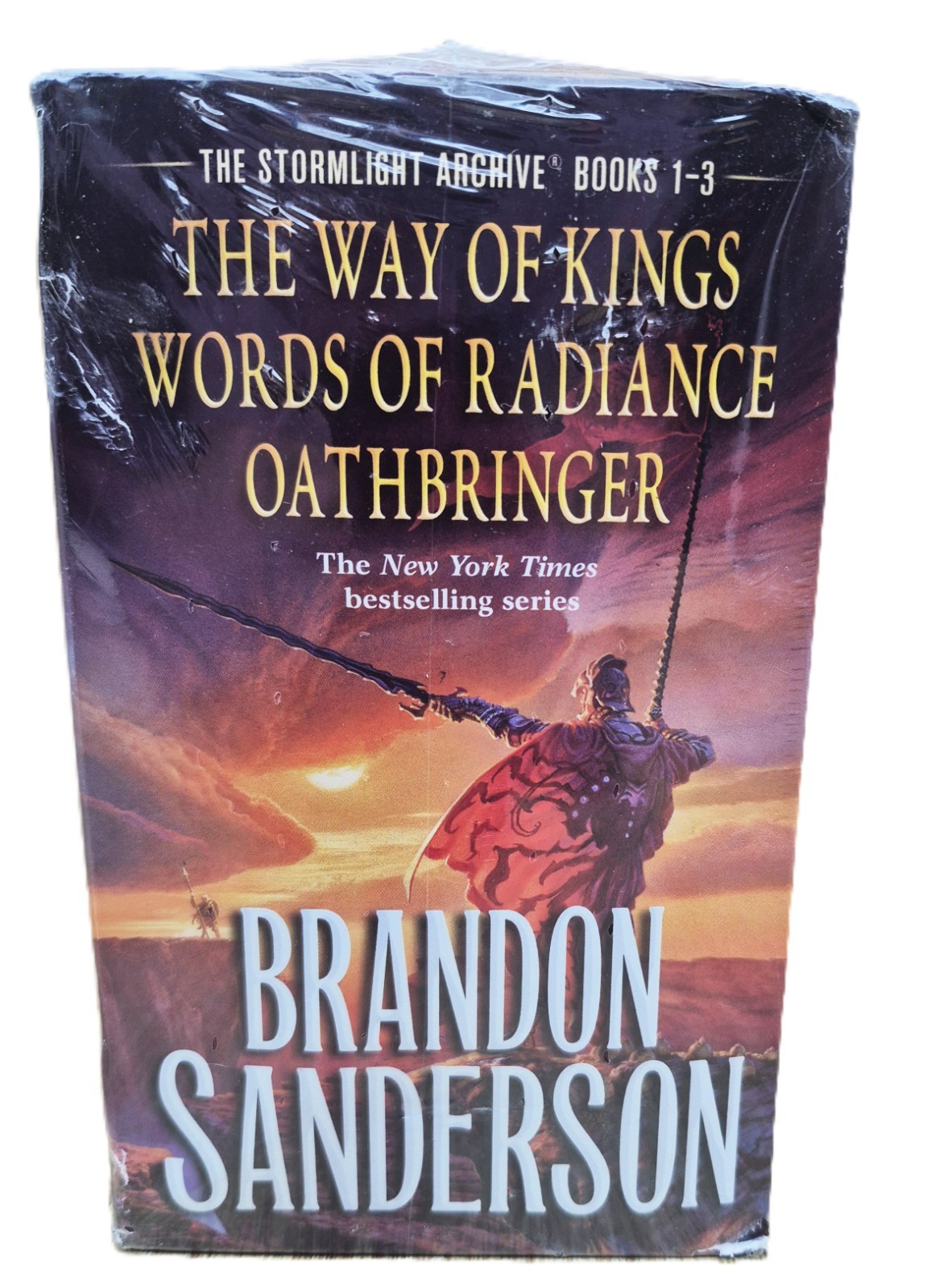 BOOK Brandon Sanderson Stormlight Archive Books 1-3 Paperback Set – SEALED NEW
