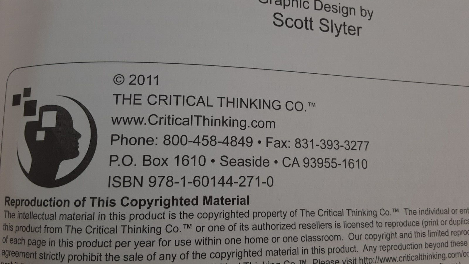 2 Critical Thinking Co Grades 2-3 Editor in Chief Dr DooRiddle Homeschool Lot