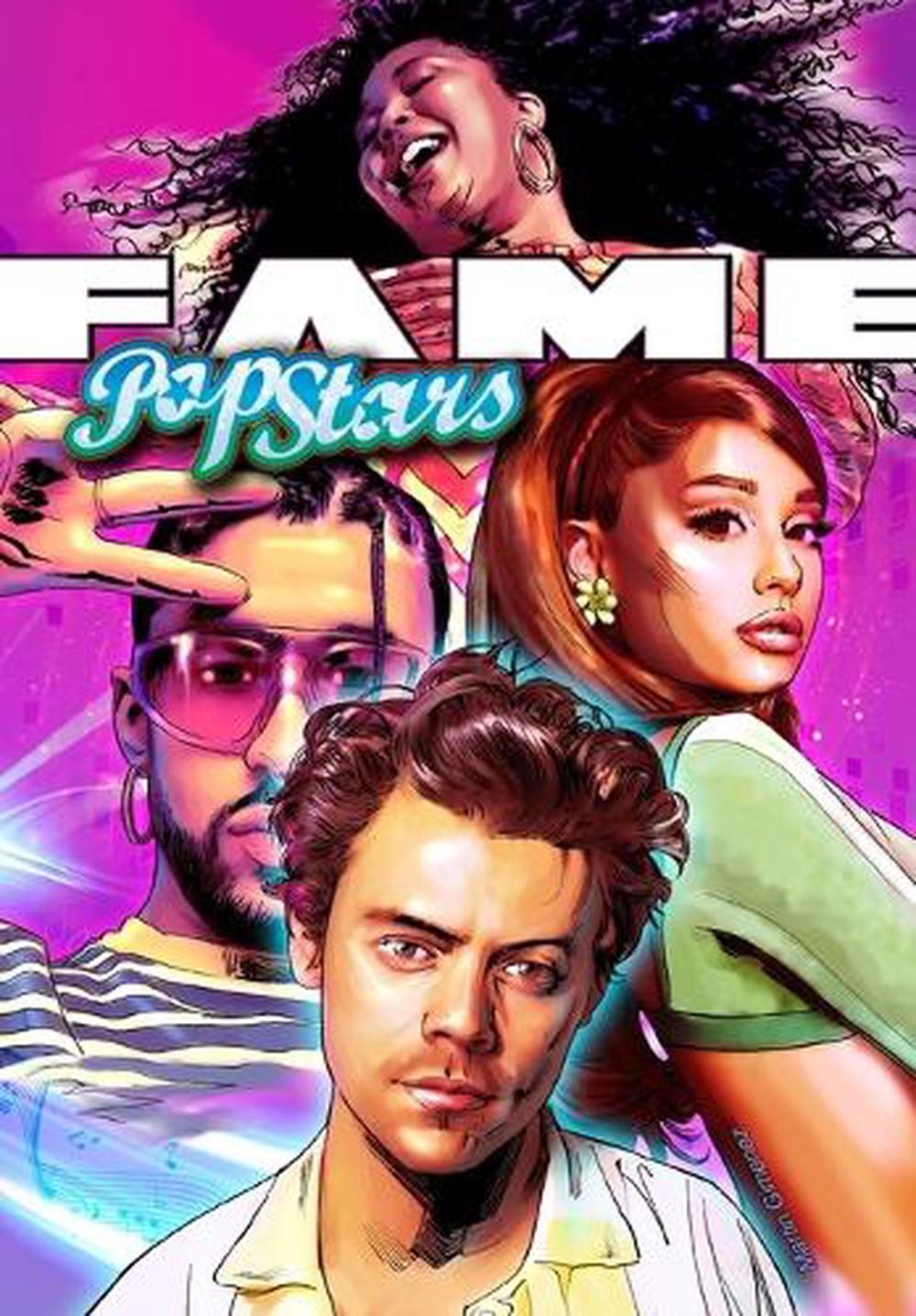 Fame: Pop Icons: Bad Bunny, Harry Styles, Ariana Grande and Lizzo by Darren G. D
