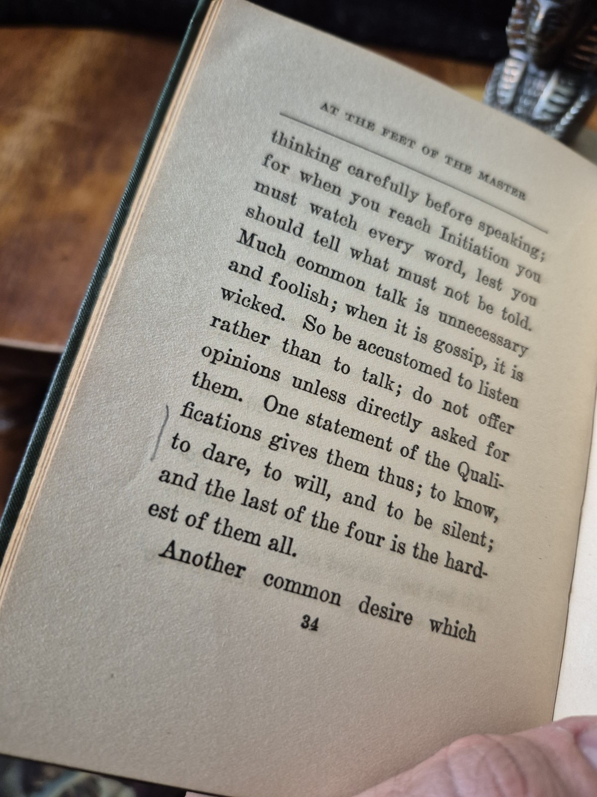 At the Feet of the Master by J. Krishnamurti (Alcyone) 1st Am. Ed. 1911