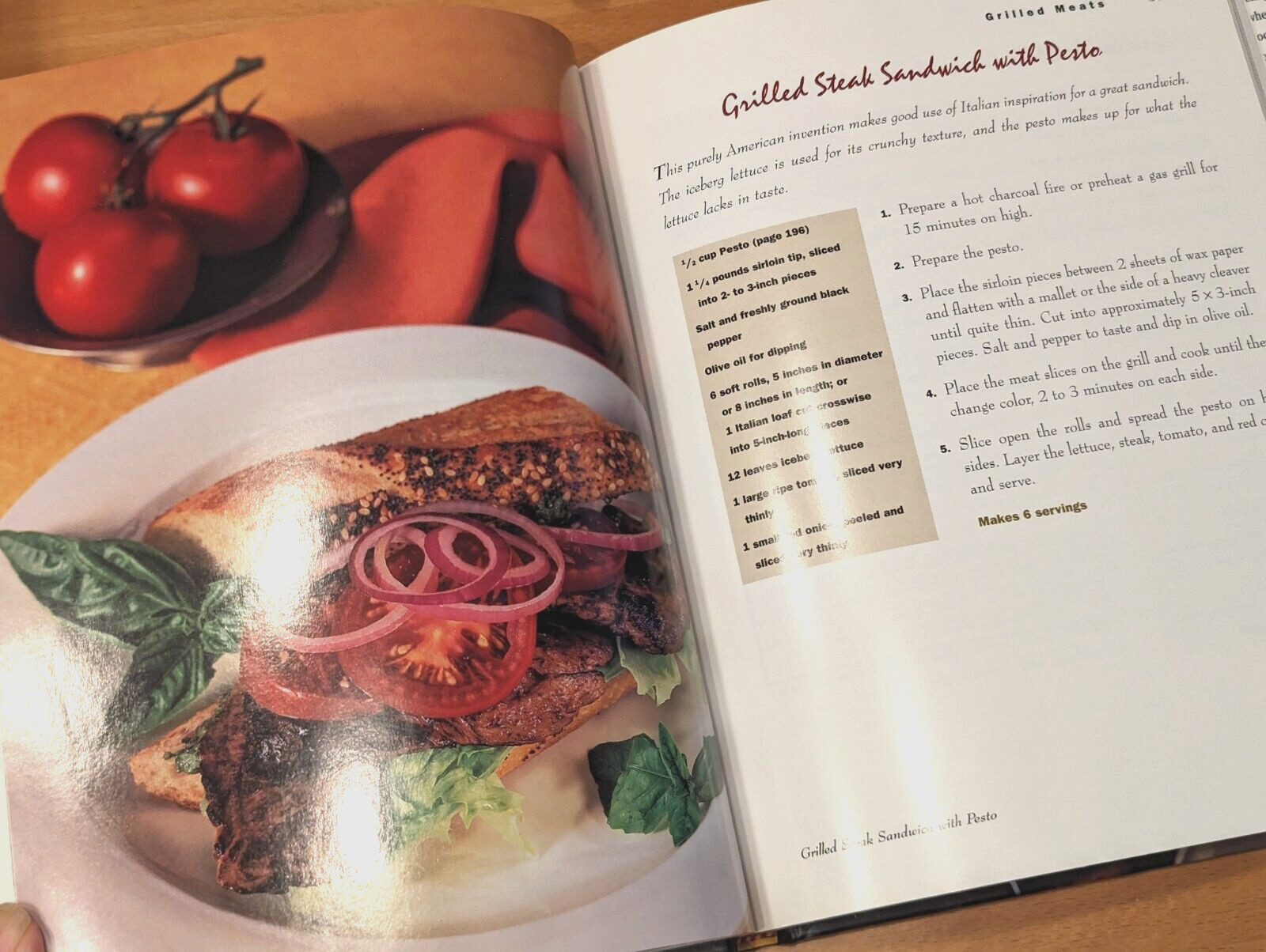 1st Ed., 1st Printing Hard Cover Grill Italian by Clifford A. Wright Food & Wine