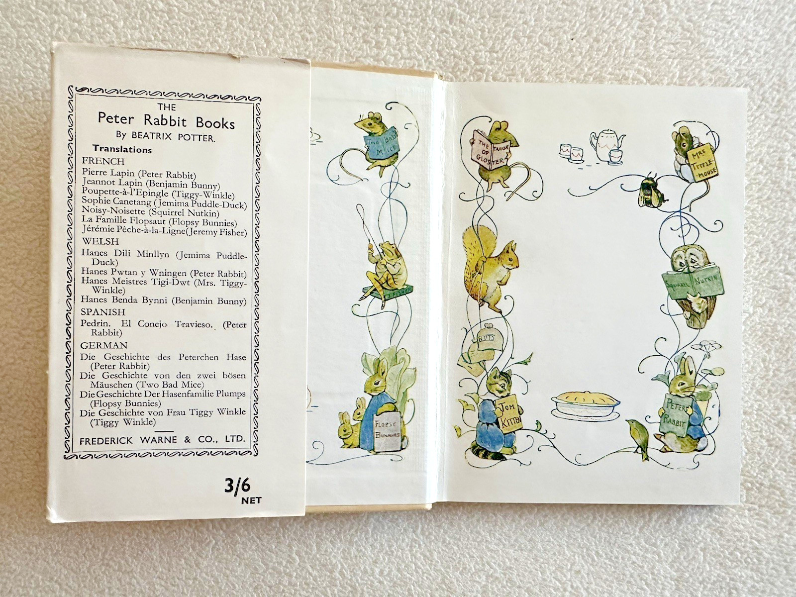 The Tale of Little Pig Robinson, By Beatrix Potter, 1960’s Vintage-VG HB
