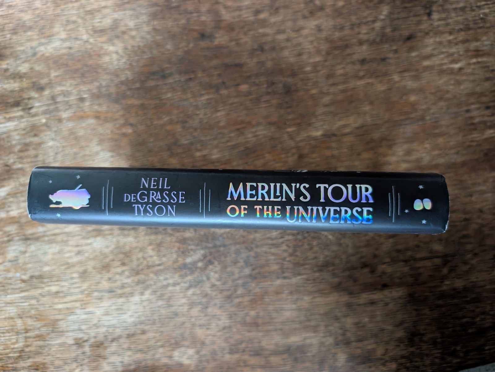 Neil deGrasse Tyson Signed “Merlin’s Tour of the Universe” 2024 Hardcover Book