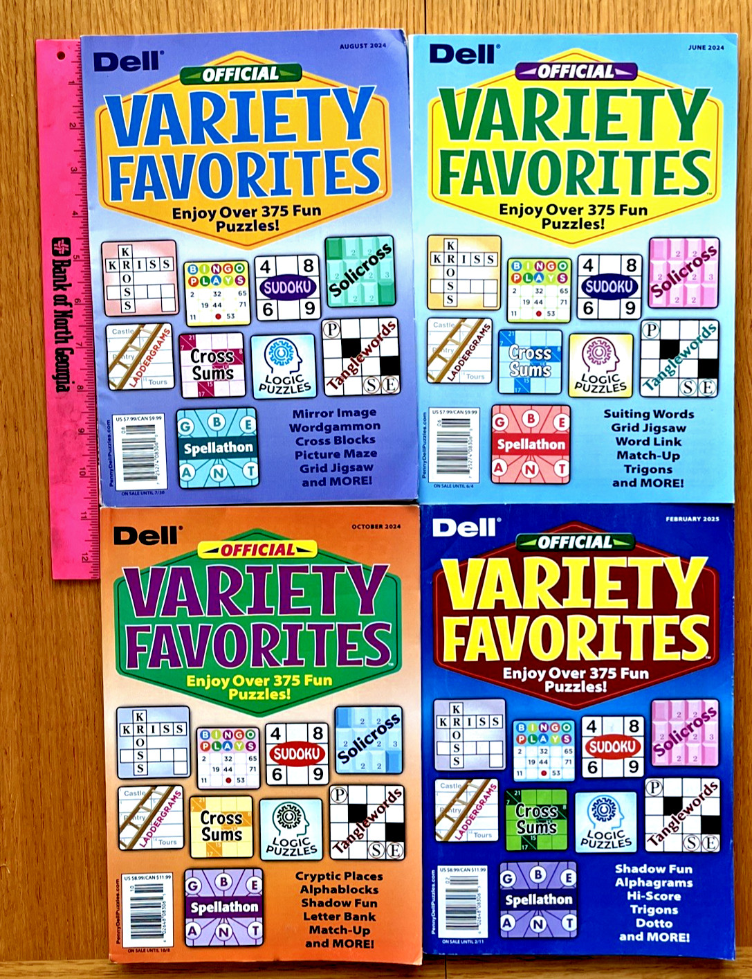 Lot of 4 Dell Official Variety Favorites New Unsolved Free Shipping