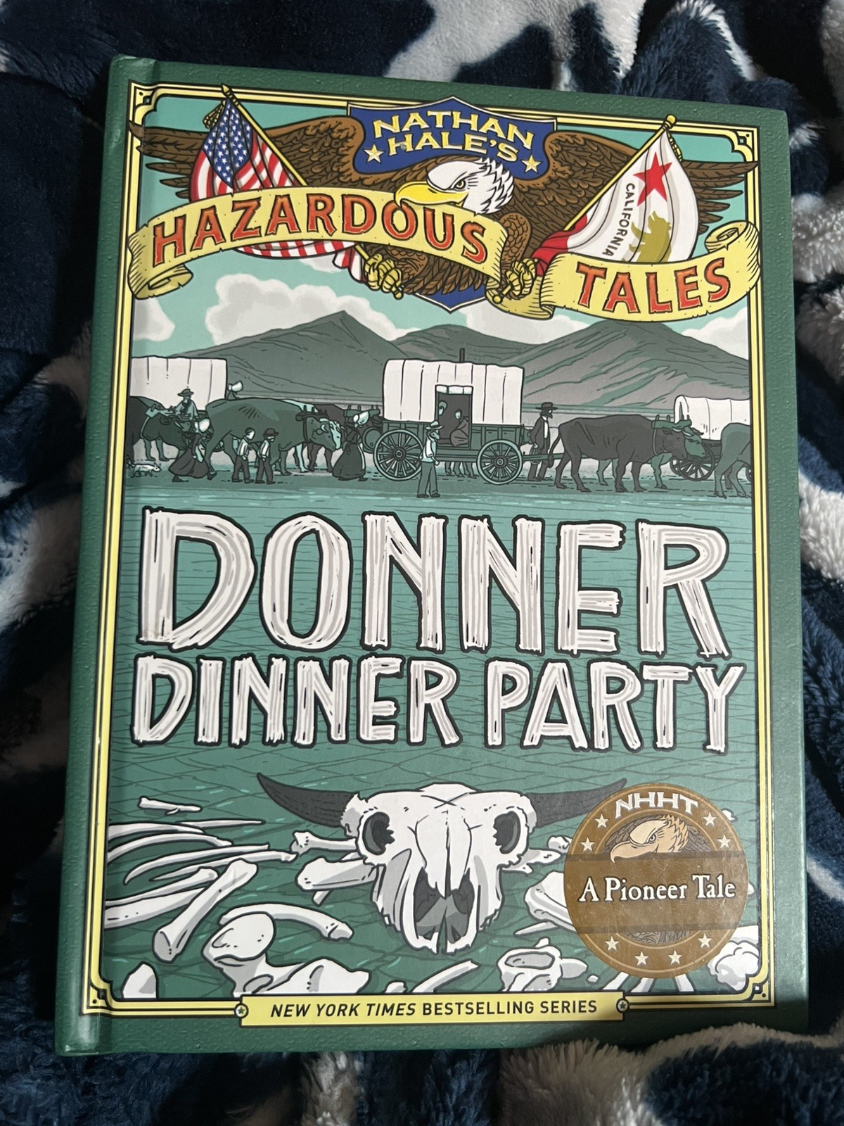 Nathan Hale’s Hazardous Tales Lot of 2 Hardcover – Big Bad Ironclad & Raid of No