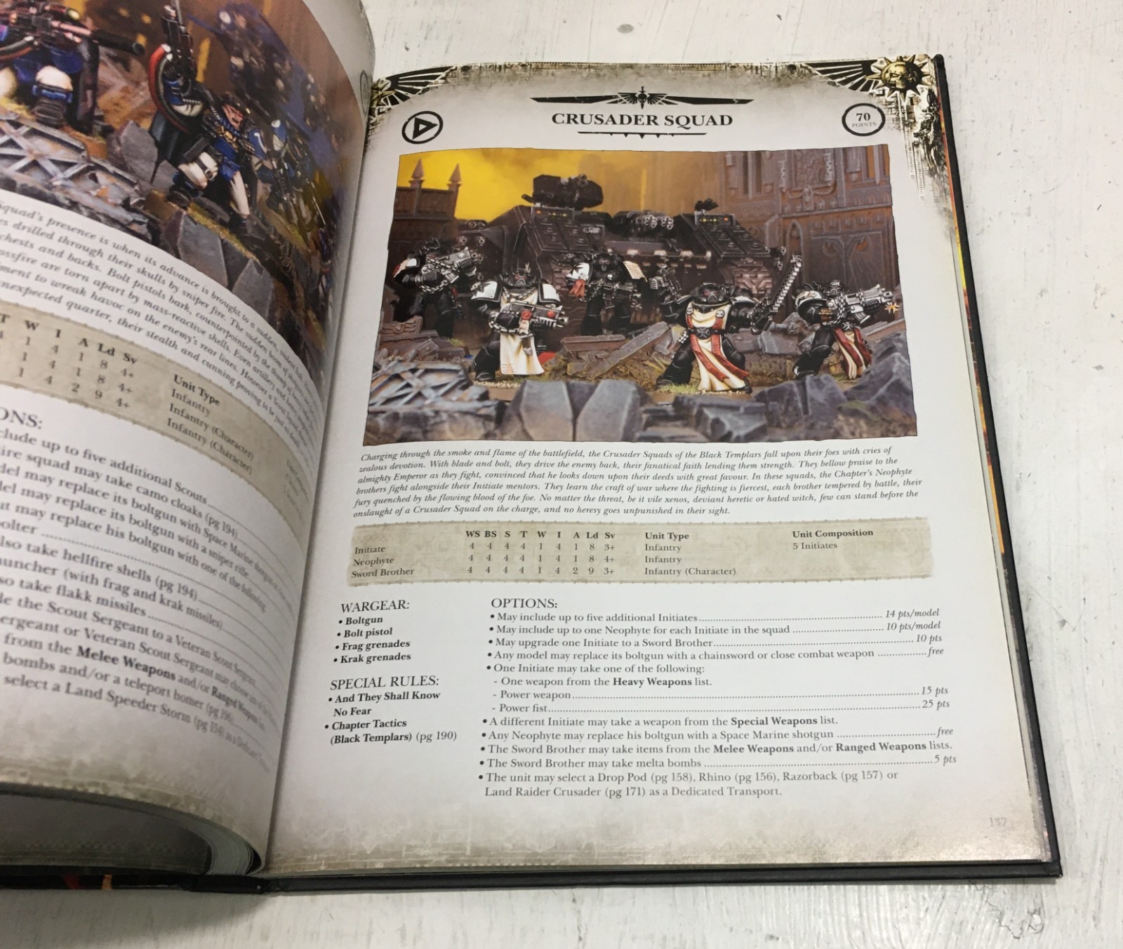 Warhammer 40,000 Codex Adeptus Astartes Space Marines Games Workshop HARDCOVER
