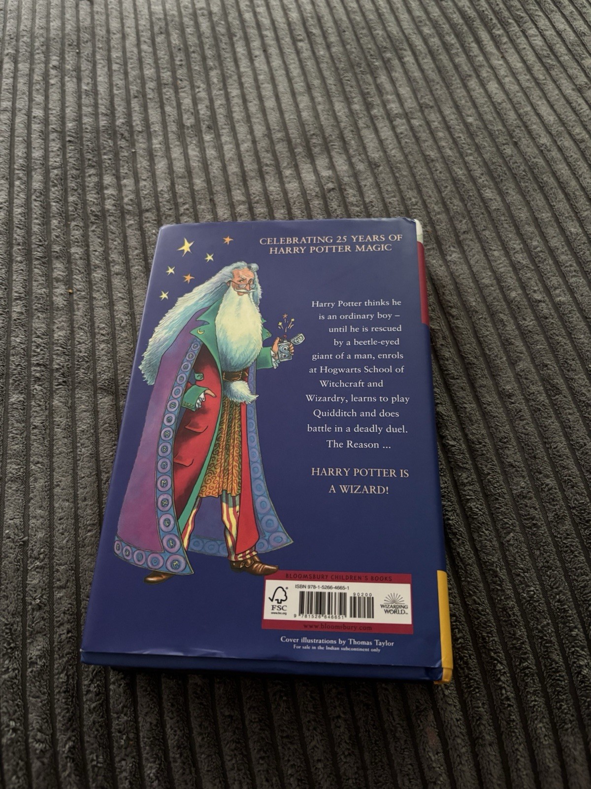 Harry Potter & the Philosopher’s Stone Hardcover UK 25th Anniversary 1st Edition