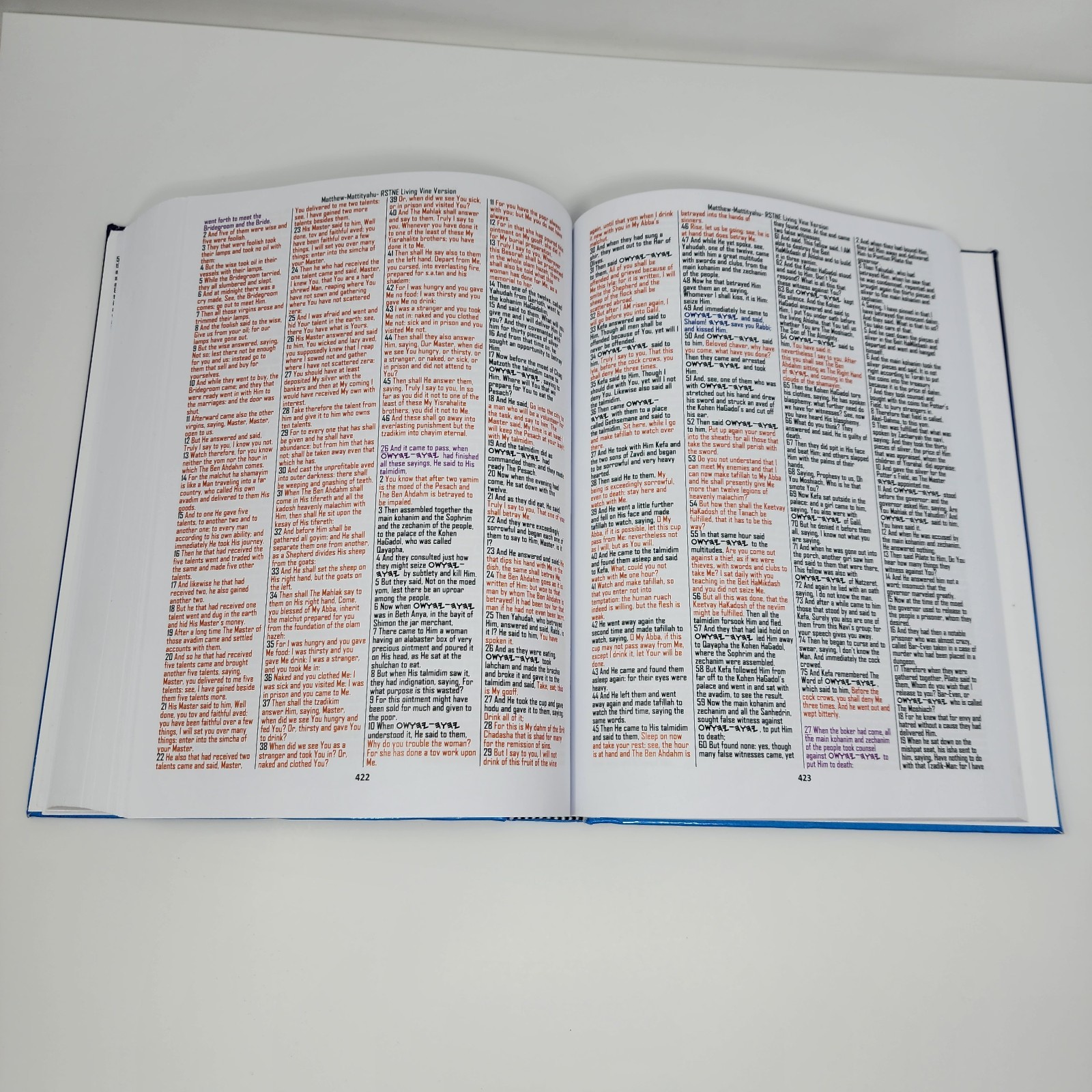 RSTNE Restoration Scriptures True Name 8th Ed Multicolor Living Vine Hardcover A