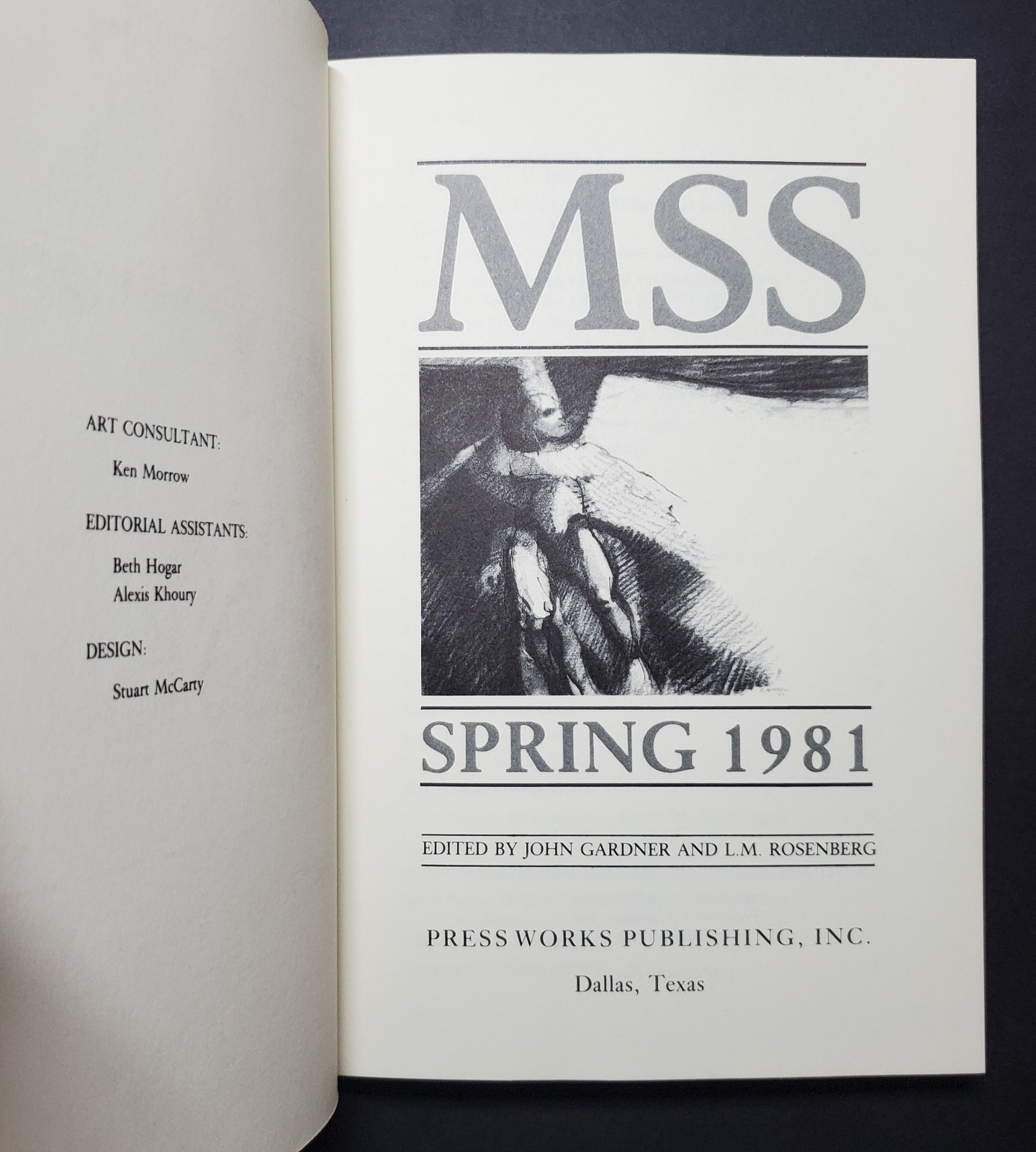 Vintage Literary Collection Signed/Limited (1/276) Edition HC MSS SPRING 1981