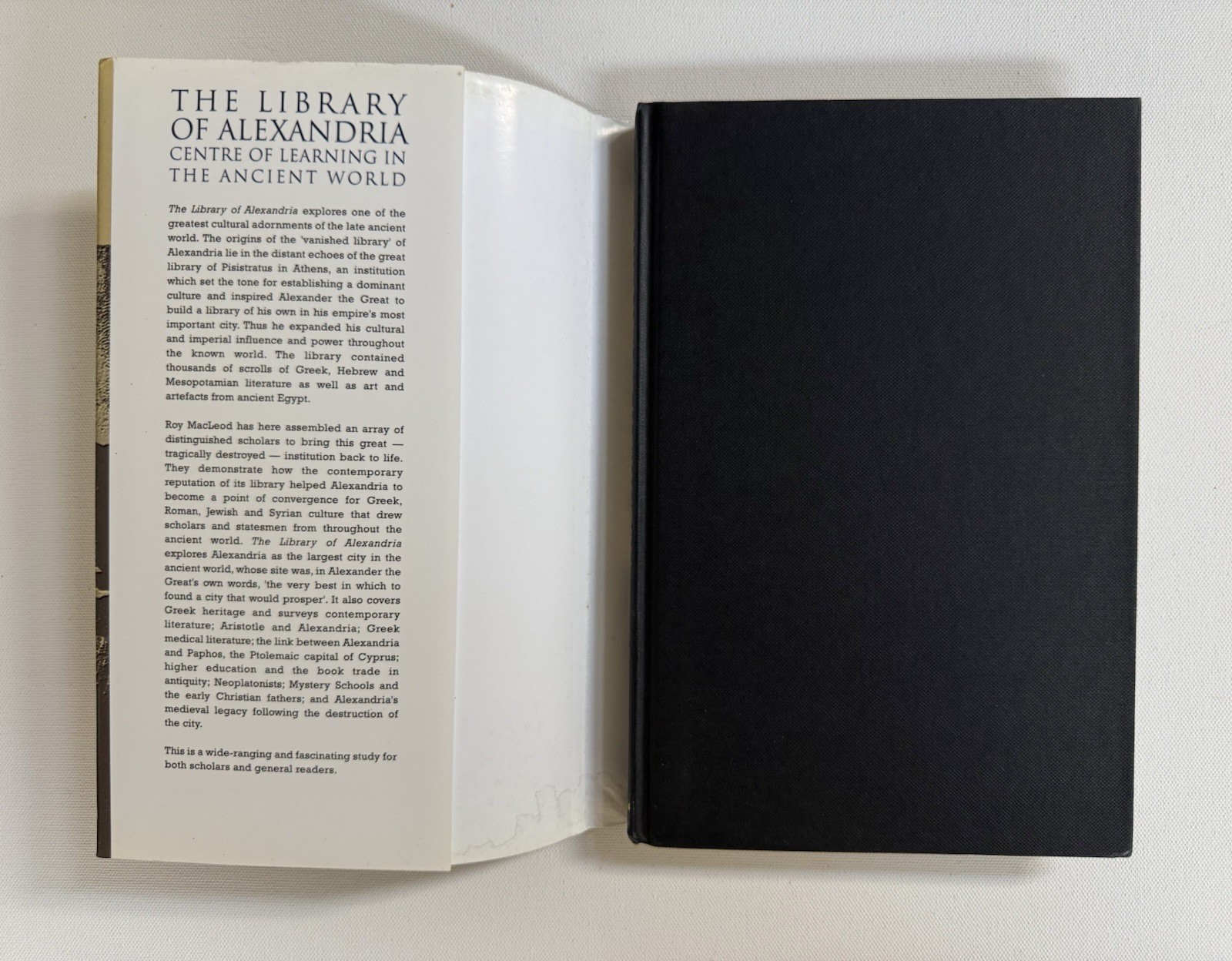 The Library of Alexandria Rare HC 2000 History Myth Scholarly Ancient Study Book