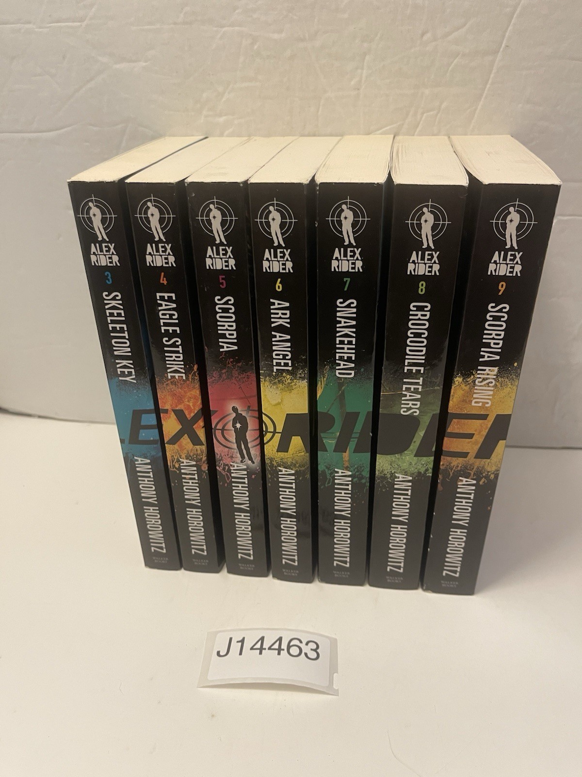 ALEX RIDER Series lot of 7 Books Lot by Anthony Horowitz Vols 3-9 Paperback 2015