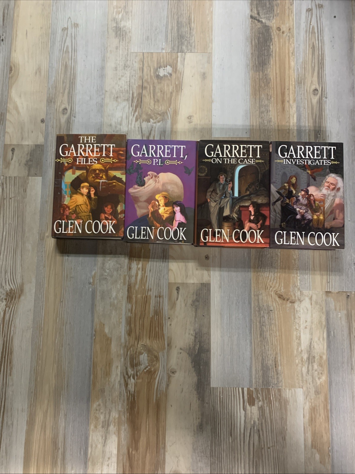Lot Of 4 P.I Garrett Omnibuses—Glen Cook (HCDJ)