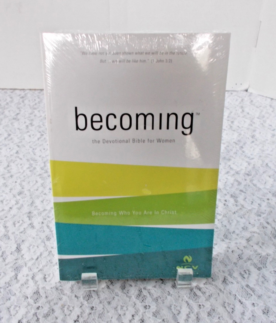 “Becoming” The Devotional Bible For Women New Century Version, Paperback Sealed