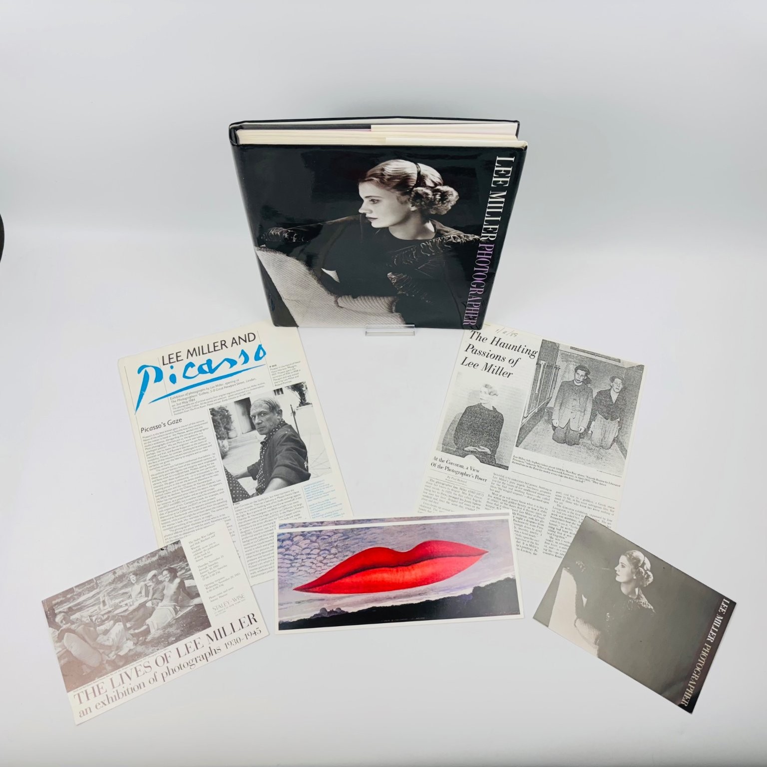 Lee Miller Photographer Jane Livingston 1989 First Edition + Exhibition Invites