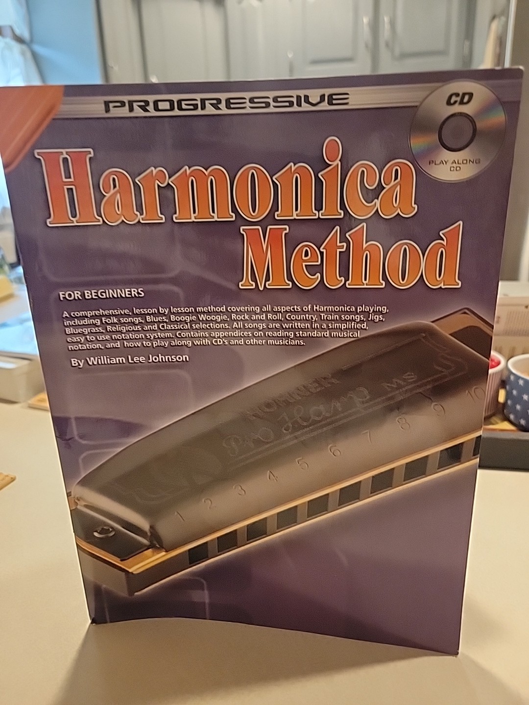 Harmonica Method Bk For Beginners by Johnson, William Lee Missing CD