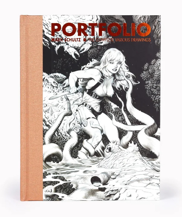 Portfolio by Mark Schultz Complete Various Drawings Deluxe Signed HC Edition New