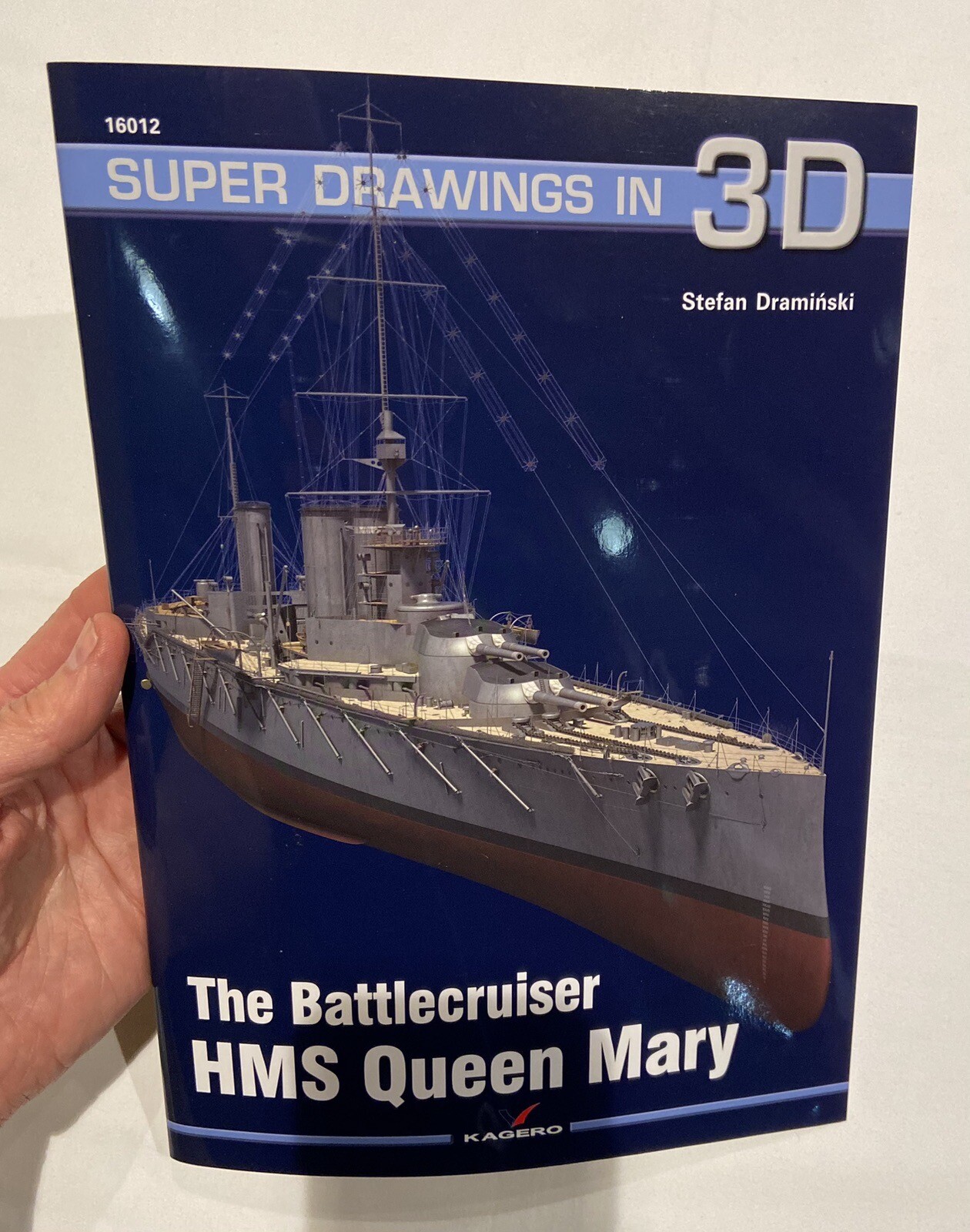 THE BATTLECRUISER HMS QUEEN MARY (SUPER DRAWINGS IN 3D) By Stefan Draminksi