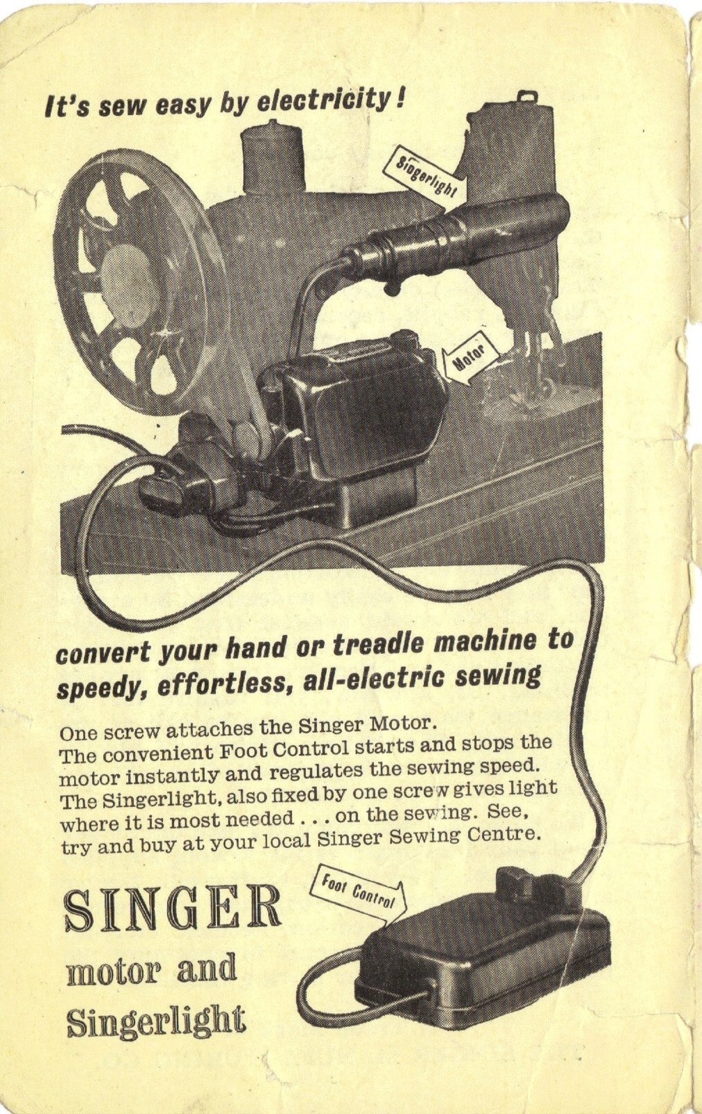 SINGER 201K Instruction Manual – STEEL WIRE BINDING – PROTECTIVE FRONT & BACK