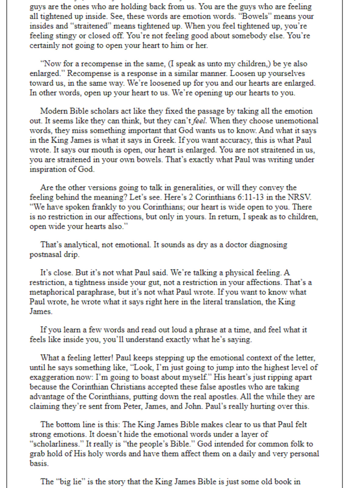 YES YOU CAN READ THE KING JAMES BIBLE | DAVID W DANIELS | CHICK PUBLICATIONS