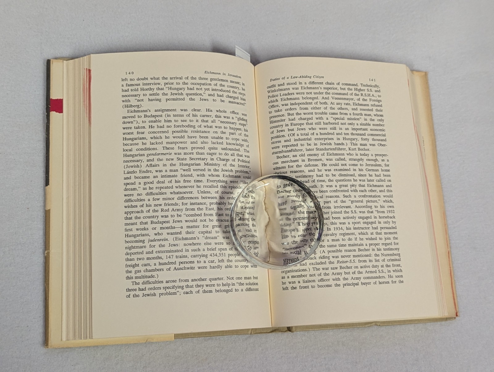 Hannah ARENDT ~ EICHMANN In JERUSALEM ~ Vtg 1964 HCDJ ~ Revised Enlarged Edition