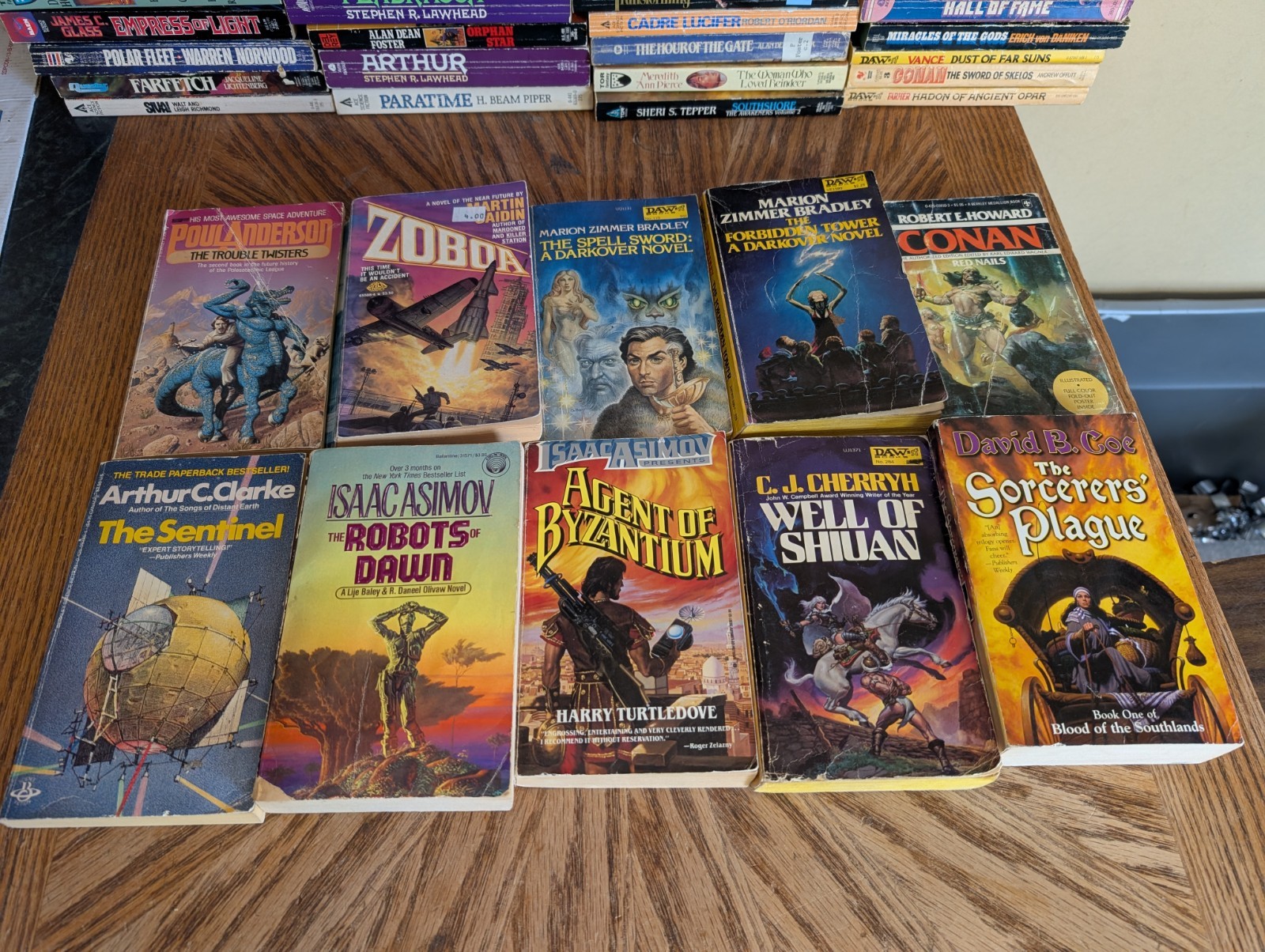 Lot of 10 – Science Fiction Vintage Rare Book Paperback SCI-FI MIX RANDOM